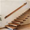 Dawselod 300cm Corrimano per scale in legno, corrimano di sicurezza antiscivolo in stile industriale rustico per corridoio, ringhiera per scale con montaggio a parete, per gradini interni ed esterni