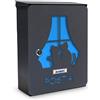 Alubox Gatti Cassetta Postale Mia con Sportello, Multicolore, Set di 2 Pezzi