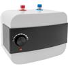 Wulimasun Scaldacqua Istantaneo Elettrico, Mini Serbatoio Acqua da 6l Scalda-Acqua Rettangolare Elettrico 1500W Istantaneo Sotto Lavandino 0-65°C, Per Bagni, Balconi, Cucine, Saloni di Bellezza
