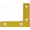 bricoleva.it Angoli Di Rinforzo - 50 X 50 Mm. - Ottonato - 4 Pz.