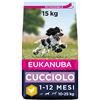 EUKANUBA Cibo per cuccioli con pollo fresco per razze di taglia media, alimento secco premium per cani giovani, 15 kg