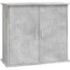 vidaXL Supporto per Acquario in Cemento Grigio 81x36x73 cm in Legno ingegnerizzato