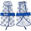 CERDÁ LIFE'S LITTLE MOMENTS Impermeabile regolabile per cane Real Madrid - Cappotto impermeabile per animali domestici con cappuccio, impermeabile, design esclusivo e vestibilità comoda, prodotto ufficiale di calcio