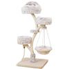 Fudajo Albero tiragraffi con design a rami 130 cm con peluche e sisal