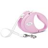Flexi - PU00T2-251-RO - Guinzaglio retrattile - Guinzaglio per gatto - Puppy Tape 2 m, rosa