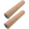 BESPORTBLE Colonna Tiragraffi Gatto Verticale di Ricambio 2 Pezzi | Sisal e Abs, Colore Caffè, per Torre per Gatti e Gambe del Divano, Montaggio Interno