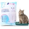 PU PY - 10 L di Lettiera al Silicio Super Assorbente per il tuo gatto - Profumo neutro - Lunga durata - Anti-Allergica (10L)