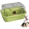 Generico Gabbia per Criceti - Gabbia Habitat a 2 Livelli per Animali Domestici - Giocattolo Con Ruota Per Esercizi E Riposo Per Piccoli Animali Come Scoiattoli Gerbilli Conigli