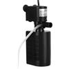 Pssopp Pompa di ossigeno per Acquario, Filtro dell'aria 3 in 1 Pompa di aerazione dell'ossigeno Pompa dell'ossigeno dell'ossigeno Pompa dell'aria per acquario silenzioso con ventosa