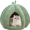 Generic Cuccia invernale per gatti da interni, cuccia per gatti, per gatti, calda cuccia per animali domestici con cuscino rimovibile e lavabile, rifugio per gatti chiuso, morbido letto per gattini