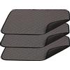 BPS BUENA PET SHOP BPS PET SHOP Pacco da 3 Tappetini assorbenti per Cani Lavabili, Antiscivolo, tappetini Lavabili, Assorbente, Colore Casuale(90x70cm)