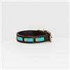 Kentucky Dogwear - Collare per cani - Perle annodate a mano - Azzurro - Taglia M - 50 cm