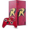 Head Case Designs Licenza Ufficiale Batman DC Comics Robin Loghi E Fumetti Pacchetto Console Da Gioco Wrap E Pelle Per Controller Compatibile con Xbox Series X