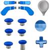 Dakexiong 13 in 1 Elite Controller Paddles per Xbox Elite Series 2 Component Set per Xbox Elite Series 2 Core Controller con 6 Thumbsticks in metallo e strumento, 2 D-Pad, 4 paddle (blu)