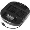 Naroote Supporto di Raffreddamento per Console, Caricatore Doppio Controller Alimentato Tramite USB, Supporto di Raffreddamento con Porte di Tipo C con 3 Jack Multimediali HD, Compatibile con la