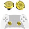 KD.FLY Levette in metallo per controller bordo PS5, 2 pezzi, kit di ricambio per joystick personalizzato per controller PS5 DualSense Edge, parti di accessori per levette metalliche in alluminio
