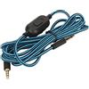 Generic Cavo per Cuffie con Rivestimento in Filo Intrecciato Cavo per Auricolari con Controllo del Volume e Interruttore Mute per Pro G Pro X G433 , Comodo Funzionamento con Pulsanti per i