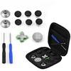 Eboxer 10 in 1 levette magnetiche in metallo levette analogiche joystick kit di riparazione di sostituzione con cacciaviti e base magnetica e pulsanti direzionali e custodia in tessuto per joystick PS4 / XBO