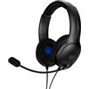 PDP Cuffie Stereo LVL40 per Playstation 4 & 5, Nero