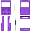 Generico Custodia protettiva in silicone console di gioco per Trimui Brick Morbida copertura protettiva antigoccia antigraffio Semplice custodia a colori con cordino (Viola)