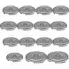 SZJLMKJ 15pcs Arcade Button Caps per pulsanti meccanici Punk Workshop Button Caps - Trasparente