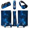GALSOR Protettivo 21132 Per PS5 Console Disc Edition & Digital Sticker Vinyl Decal Cover Per Ps5 Controller & Charging Station & Headset & Media Remote Senza Bolle E Senza Residui(Disc Version)