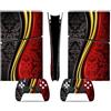 YLMKMVLCZC Pelle Decalcomania Per PS5 Slim Skin Digital Edition Console E Controller Vinyl Cover Skins Wraps Resistente Ai Graffi Compatibile Con 70760 Avvolgimento Della Pelle