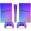 LNMLRBXEXZ Compatibile Con Adesivi Skin Per PS5 Slim Skin Disc Edition & Per Digital Console Controller Vinyl Cover Skins Wraps Scratch Resistant Compatible 94101 Avvolgimento(Disc Version)