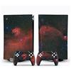 PDURMBUAB Nessuna Schiuma Nessuna Bolla Decal Skin Per PS 5 Disk Edition Console 2 Controller Vinile Cover Wraps Per PS5 Disc Version 48556