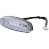 KIMISS Fanale Posteriore per Fanale Posteriore del Motociclo 12V 18 LED Adatto per Quad ATV a 4 Ruote Cinesi (luce Rossa) ABS