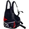 predolo Gilet protettivo per costole da karting per adulti, accessorio protettivo leggero, ergonomico, multifunzionale, per uomini e donne, regolabile, Rosso