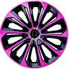 NRM Copricerchi extra resistenti rosa, neri 14 pollici, set da 4 pezzi