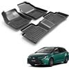 Spiketec Set di tappetini 3D termoformati per tutte le condizioni TPE Toyota Corolla XII 12 Touring Sports (TS) Break Hybrid dal 2018 - antiscivolo