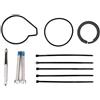 Tbest Kit di Riparazione del Compressore d'Aria Wabco X5 Sospensione Ricostruire Il Pistone Takpart E53 Xj6 Allroad W211, Kit di Riparazione del Compressore per Sospensioni