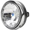 Hlyjoon Motorcycle 7 LED Faro Retro Proiettore per proiettore anteriore Faro di guida adatto per CB400 CB500 CB1300 Hornet 250 600 900 VTEC VTR 250 Cafe Racer Bicycle(1)