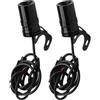 Generico Luci anabbaglianti per moto, Luci per moto con ali d'angelo - Lampade per proiezione a LED per moto,Lampada di benvenuto per moto, luci ombra impermeabili sottoscocca per decorazioni per feste