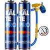 KÄLTEPRO Ricarica Clima Auto R134a Fai da Te - Gas Refrigerante con Olio e Sigillante Tappafalle - Kit 3-in-1 per Climatizzatore Auto 1995-2016 - Equivalente a 755g