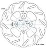 POLINI DISCO FRENO HONDA VISION 50/110-PCX