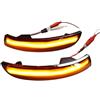 QRDKKL Indicatori di direzione dinamici per Ford Kuga, Ecosport, 2013-2019, LED, Indicatore sequenziale, Amber