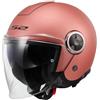 LS2, Casco Moto Jet CLASSY SOLID Gold Pink, M