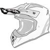 AIROH Frontino Bianco Lucido Casco Airoh Aviator ACE