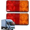 Generic Luci posteriori a LED per camion, luci laterali a LED per rimorchio | Luci laterali per camion a 10 LED - Luci laterali per camion, caravan, autobus, rimorchi, veicoli agricoli da 12-80 V