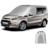 JinsenTGG Copertura Parabrezza Auto Compatibile con Ford Transit Connect 2012-2021, Argento aggiornamento Parasole per Finestrino Anteriore, 100% Oscuramento, Finestrino Anteriore Resistente Alle Intemperie