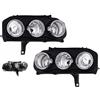 EASYSHOP24H Set Fari Anteriori per Alfa 159 e Brera 2005-2012 H7/H7 con Regolazione Elettrica