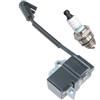 ISSICOO Bobina modulo di accensione con candela per motosega Stihl MS192 MS192T MS192TC MS192TC-E MS192TC-E Z MS192T-Z 1137 400 1300