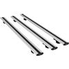 RE&AR Tuning Compatibile con Volkswagen Caddy 2015-2019 Barre portapacchi Basic Modello Barre portapacchi 3 Bars Grigio