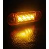 J/J Luce Ingombro 4 LED Arancio Luce Posizione Demarcazione Montaggio Curvo Per Camion Camper Roulotte Furgoni Rimorchi
