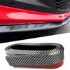 ZXCVDF 2.5m Strisce Paraurti Auto per Renault Clio V/5 (ab Bj.2019),Protezione Paraurti per Auto Spoiler Anteriore Gomma Strisce Paraurti Anteriore Lip Splitter Spoiler,Carbon Fiber