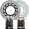 Motocar Kit freno anteriore posteriore dischi RMS pastiglie SH 125/150 IE