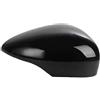 HOLIV Auto Per F&ord Per Fiesta 2009 2010 2011 2012 2013 2014 2015 2016 Specchietto Retrovisore Guscio Alloggiamento Specchietto Laterale Portiera Copri specchietti retrovisori(1 pz nero destro)